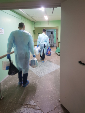 07 ноября 2021 года - Помощь медикам больниц и поликлиник Мурманской области  (доставка передач)